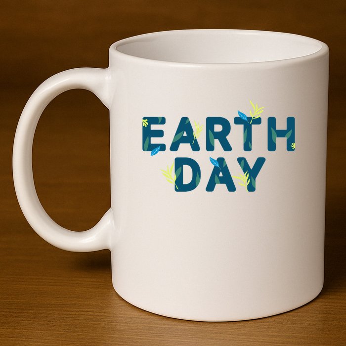 Earth Day Nature 11oz C Handle Ceramic Mug