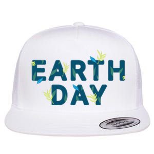 Earth Day Nature Flat Bill Trucker Hat