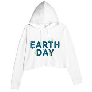 Earth Day Nature Crop Fleece Hoodie