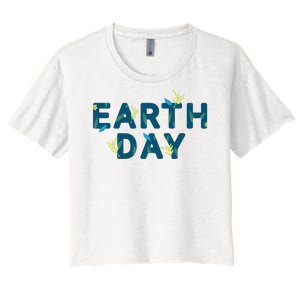 Earth Day Nature Women's Crop Top Tee