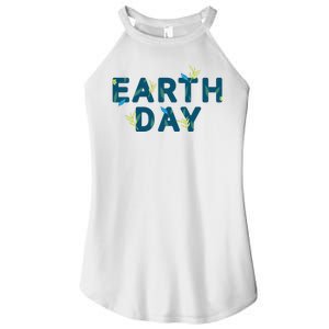 Earth Day Nature Women's Perfect Tri Rocker Tank