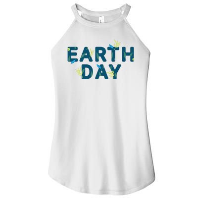 Earth Day Nature Women’s Perfect Tri Rocker Tank