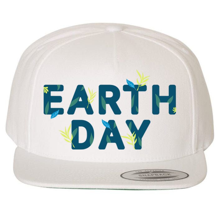 Earth Day Nature Wool Snapback Cap