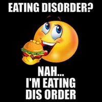 Eating Disorder Nah IM Eating Dis Order Funny Eating Impact Tech Backpack