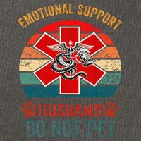 Emotional Do Not Pet Emotional Support Husband Funny Cotton Canvas Backpack