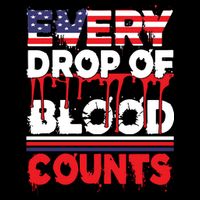 Every Drop Of Blood Counts Memorial Day Gift Impact Tech Backpack