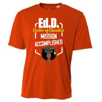 EdD Doctor Of Education Accomplish Doctorate Graduation Cooling Performance Crew T-Shirt