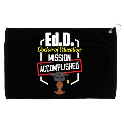 EdD Doctor Of Education Accomplish Doctorate Graduation Grommeted Golf Towel