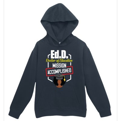 EdD Doctor Of Education Accomplish Doctorate Graduation Urban Pullover Hoodie