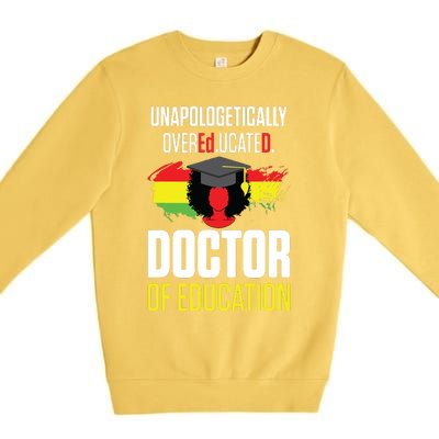 EdD Doctor Of Education Educated Doctorate Graduation Premium Crewneck Sweatshirt