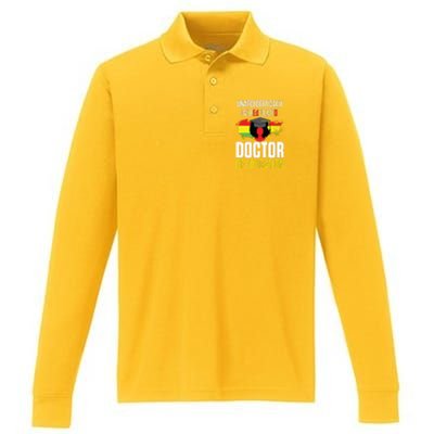 EdD Doctor Of Education Educated Doctorate Graduation Performance Long Sleeve Polo