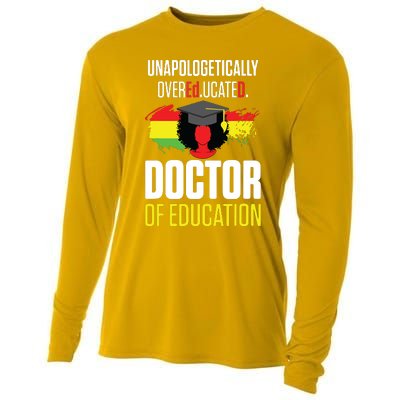 EdD Doctor Of Education Educated Doctorate Graduation Cooling Performance Long Sleeve Crew