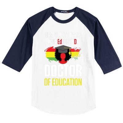 EdD Doctor Of Education Educated Doctorate Graduation Baseball Sleeve Shirt