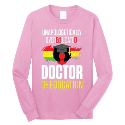 EdD Doctor Of Education Educated Doctorate Graduation Long Sleeve Shirt