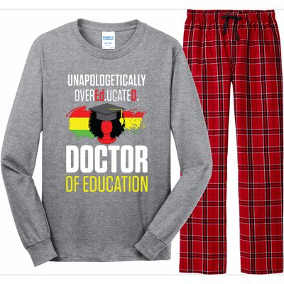 EdD Doctor Of Education Educated Doctorate Graduation Long Sleeve Pajama Set