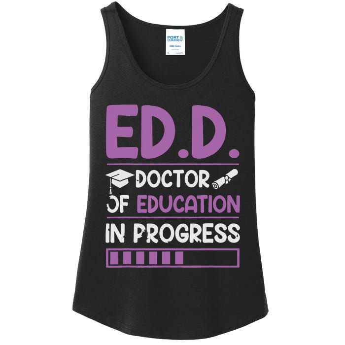 EdD Doctor Of Education In Progress Doctorate In Education Ladies Essential Tank