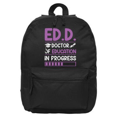 EdD Doctor Of Education In Progress Doctorate In Education 16 in Basic Backpack