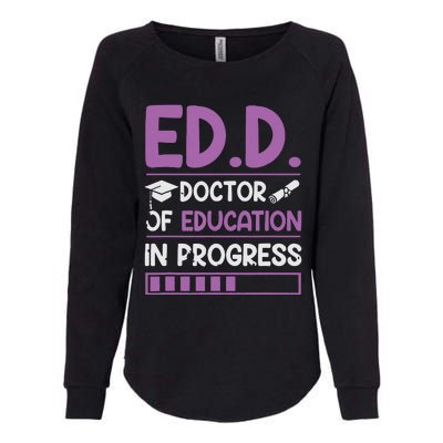 EdD Doctor Of Education In Progress Doctorate In Education Womens California Wash Sweatshirt