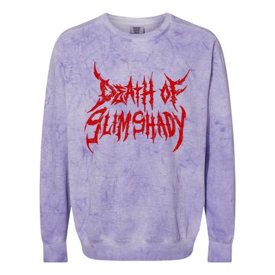 E.M.I.N.E.M Death Of Shady Colorblast Crewneck Sweatshirt