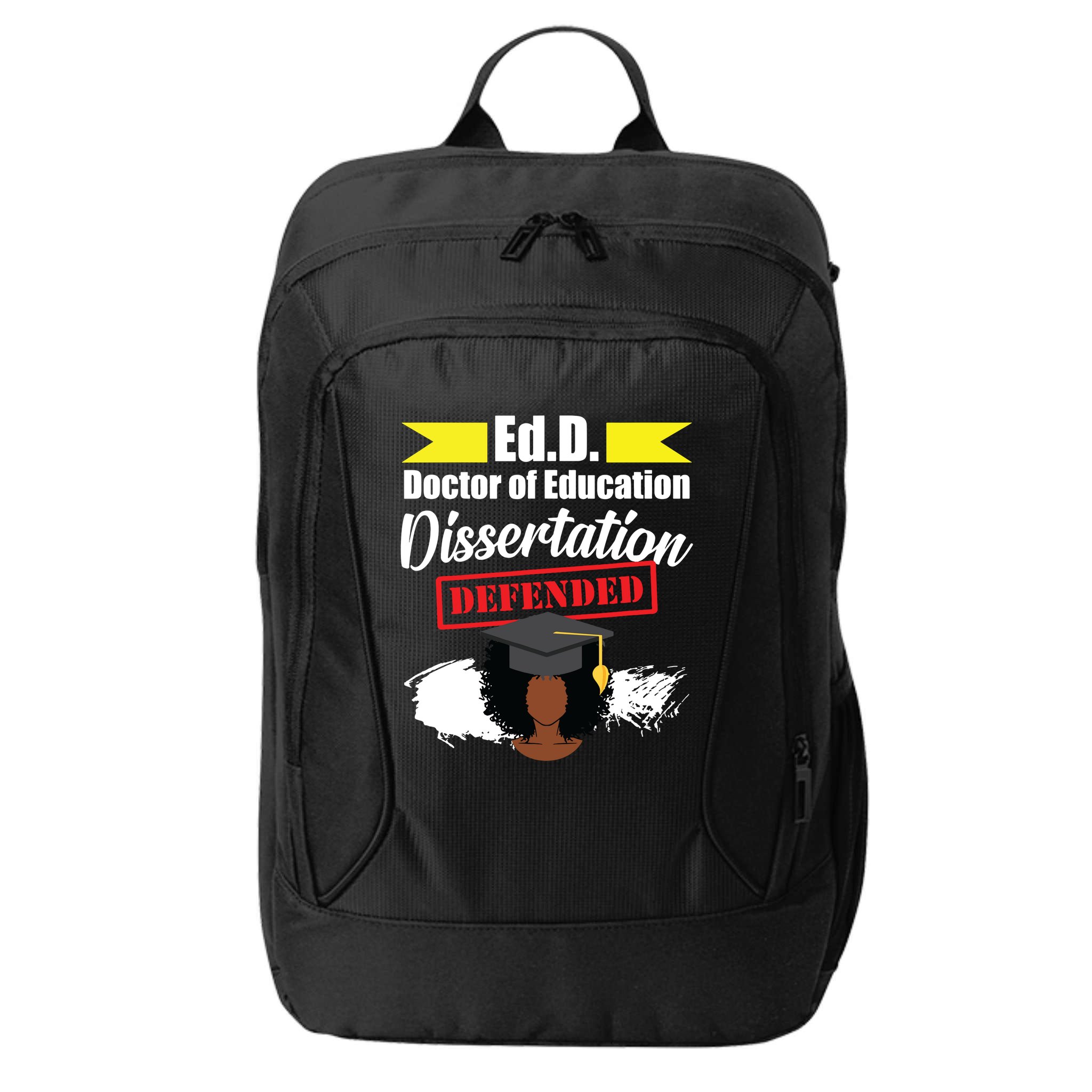 Edd Doctor Of Education Defended Doctorate Graduation City Backpack