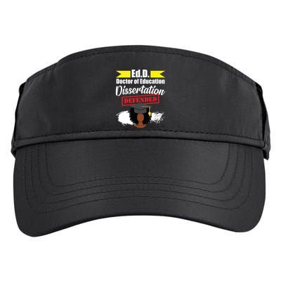 Edd Doctor Of Education Defended Doctorate Graduation Adult Drive Performance Visor