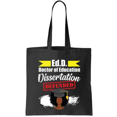 Edd Doctor Of Education Defended Doctorate Graduation Bag