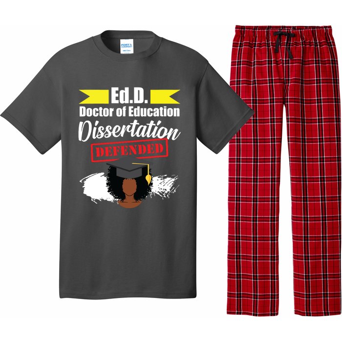 Edd Doctor Of Education Defended Doctorate Graduation Pajama Set