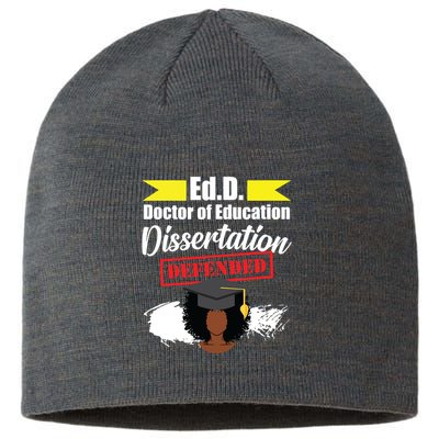 Edd Doctor Of Education Defended Doctorate Graduation Sustainable Beanie