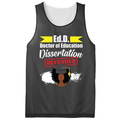 Edd Doctor Of Education Defended Doctorate Graduation Mesh Reversible Basketball Jersey Tank