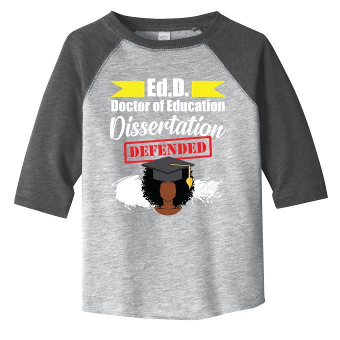 Edd Doctor Of Education Defended Doctorate Graduation Toddler Fine Jersey T-Shirt
