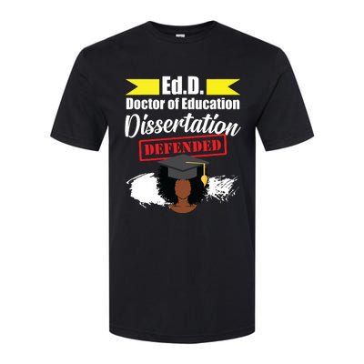 Edd Doctor Of Education Defended Doctorate Graduation Softstyle CVC T-Shirt