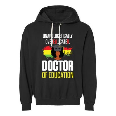 Edd Doctor Of Education Educated Doctorate Graduation Garment-Dyed Fleece Hoodie