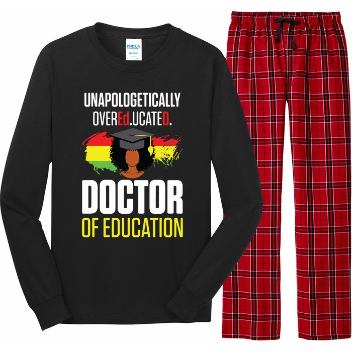 Edd Doctor Of Education Educated Doctorate Graduation Long Sleeve Pajama Set