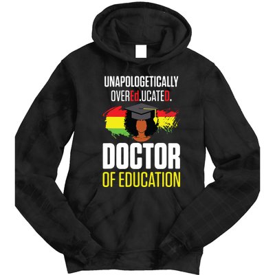 Edd Doctor Of Education Educated Doctorate Graduation Tie Dye Hoodie