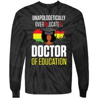 Edd Doctor Of Education Educated Doctorate Graduation Tie-Dye Long Sleeve Shirt