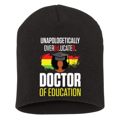 Edd Doctor Of Education Educated Doctorate Graduation Short Acrylic Beanie