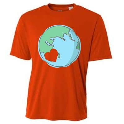 Earth Day One Love Protect The Nature Save Earth Lover Gift Funny Gift Cooling Performance Crew T-Shirt