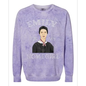 Emily Dickinson Poet Literature Colorblast Crewneck Sweatshirt