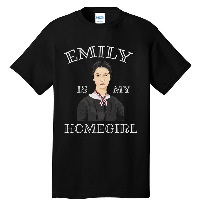 Emily Dickinson Poet Literature Tall T-Shirt