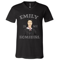 Emily Dickinson Poet Literature V-Neck T-Shirt