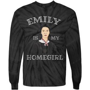 Emily Dickinson Poet Literature Tie-Dye Long Sleeve Shirt