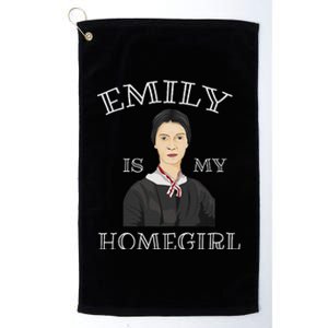 Emily Dickinson Poet Literature Platinum Collection Golf Towel