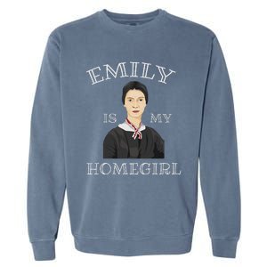 Emily Dickinson Poet Literature Garment-Dyed Sweatshirt