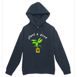 Earth Day Plant A Seed Tree Planting Urban Pullover Hoodie