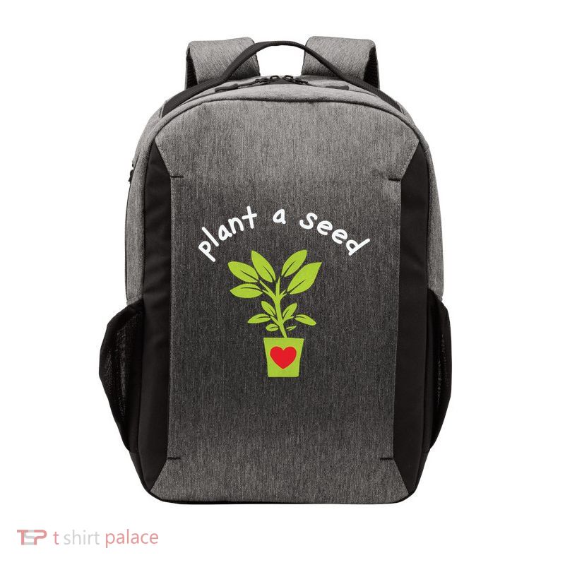 Earth Day Plant A Seed Tree Planting Lover Earth Day Seed Gift Vector Backpack