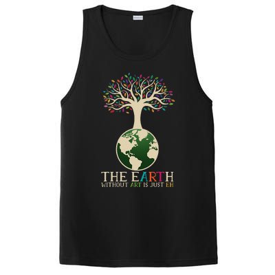 Earth Day Pun The Earth Without Art Is Just Eh PosiCharge Competitor Tank