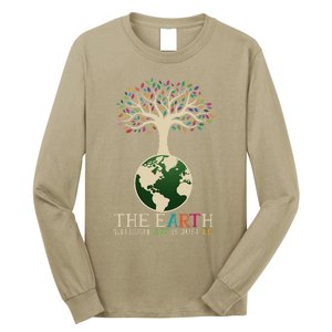 Earth Day Pun The Earth Without Art Is Just Eh Long Sleeve Shirt