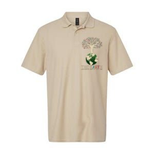 Earth Day Pun The Earth Without Art Is Just Eh Softstyle Adult Sport Polo