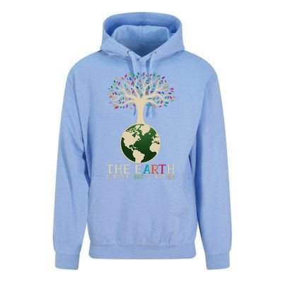 Earth Day Pun The Earth Without Art Is Just Eh Unisex Surf Hoodie