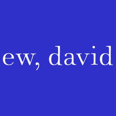 Ew David Pop Culture T-Shirt
